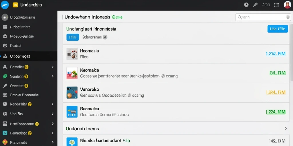 Tampilan antarmuka utama yang menarik dan mudah dinavigasi.