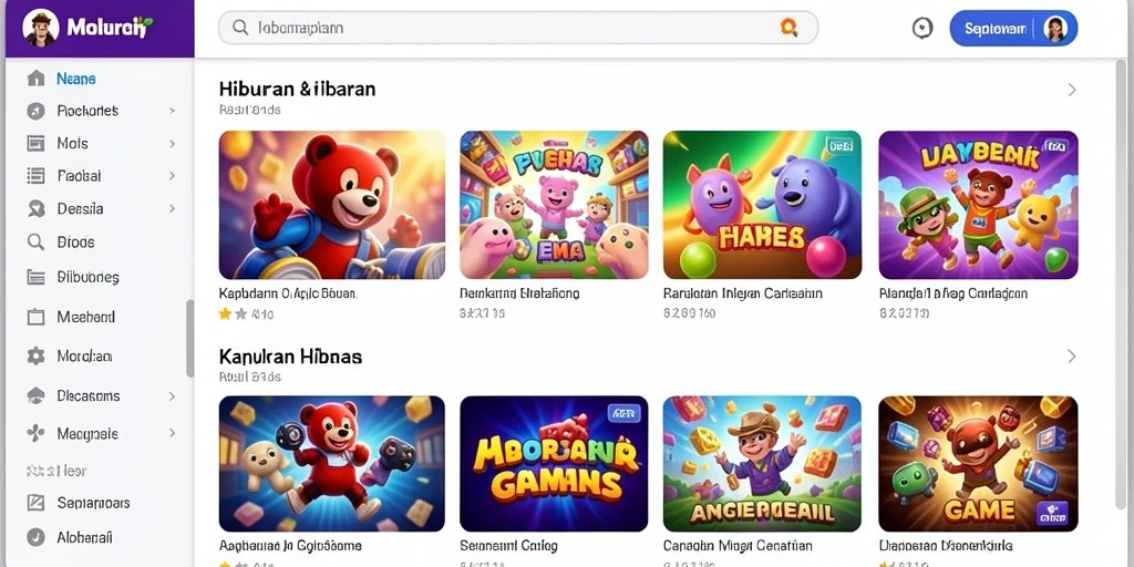 Tampilan awal aplikasi IDA777 yang menarik.