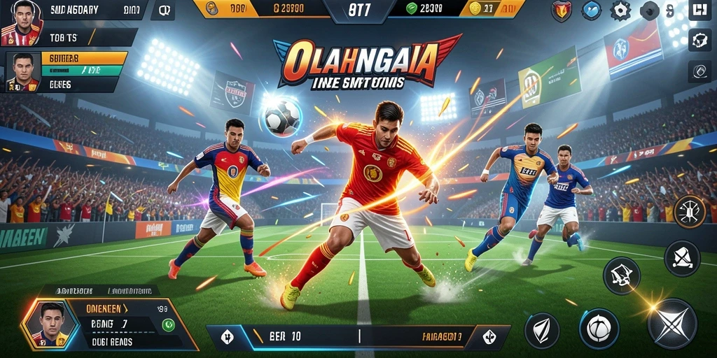 Tampilan karakter yang beragam dan menarik.